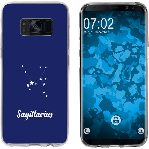 Galaxy S8 Silikon-Hülle SternzeichenSagittarius M5 Case