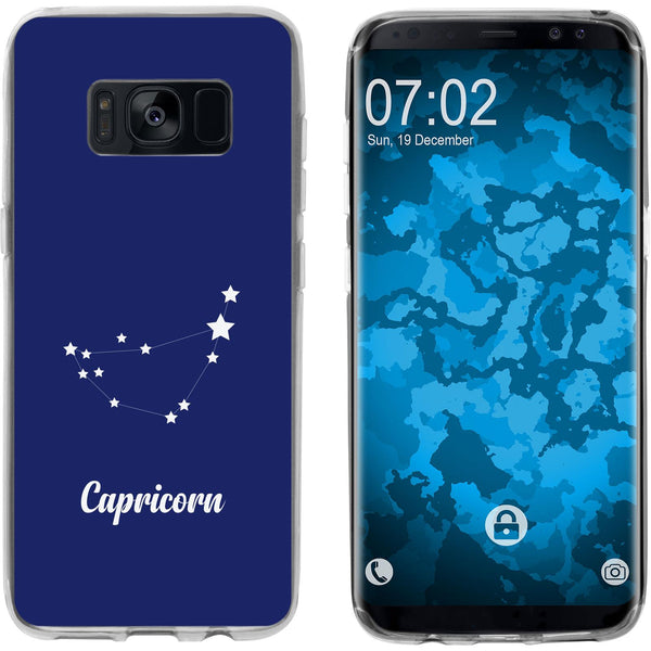 Galaxy S8 Silikon-Hülle SternzeichenCapricornus M7 Case