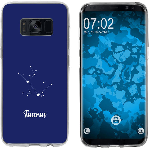 Galaxy S8 Silikon-Hülle SternzeichenTaurus M8 Case