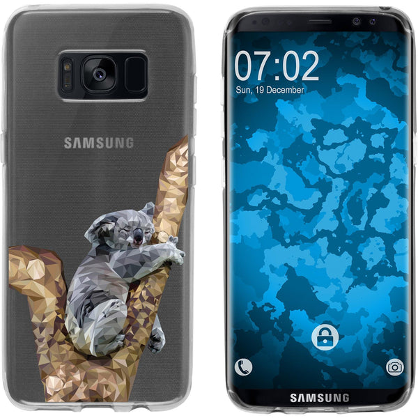 Galaxy S8 Silikon-Hülle Vektor Tiere Koala M9 Case