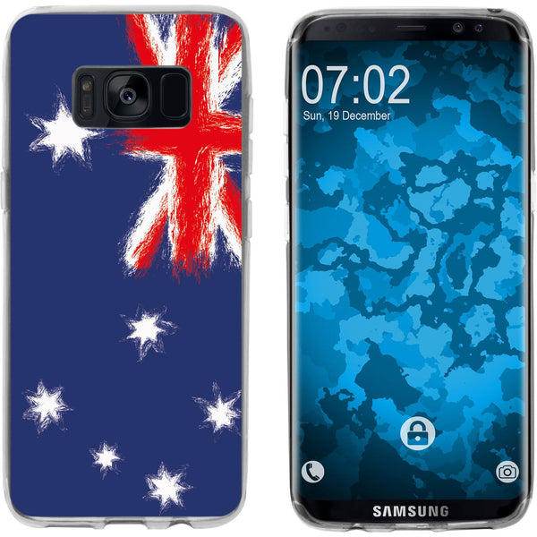 Galaxy S8 Silikon-Hülle WM Australien M2 Case