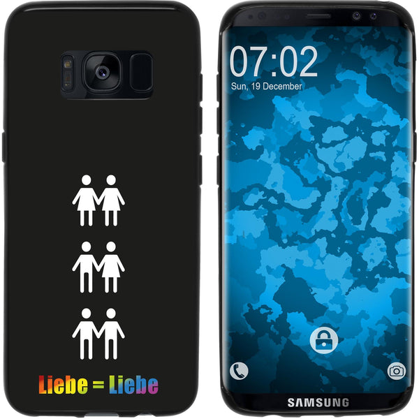 Galaxy S8 Plus Silikon-Hülle pride Beziehung M1 Case