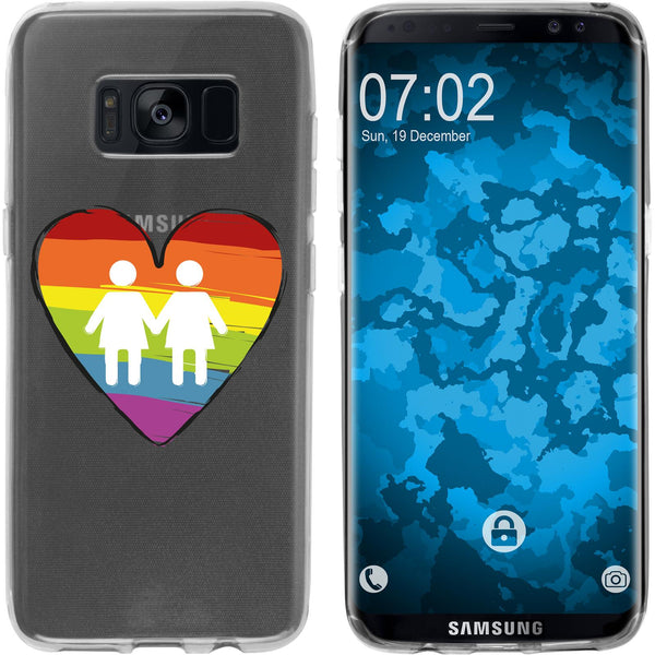 Galaxy S8 Plus Silikon-Hülle pride Frauen M4 Case
