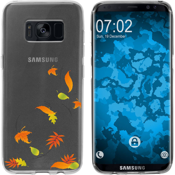 Galaxy S8 Plus Silikon-Hülle Herbst Blätter/Leaves M1 Case