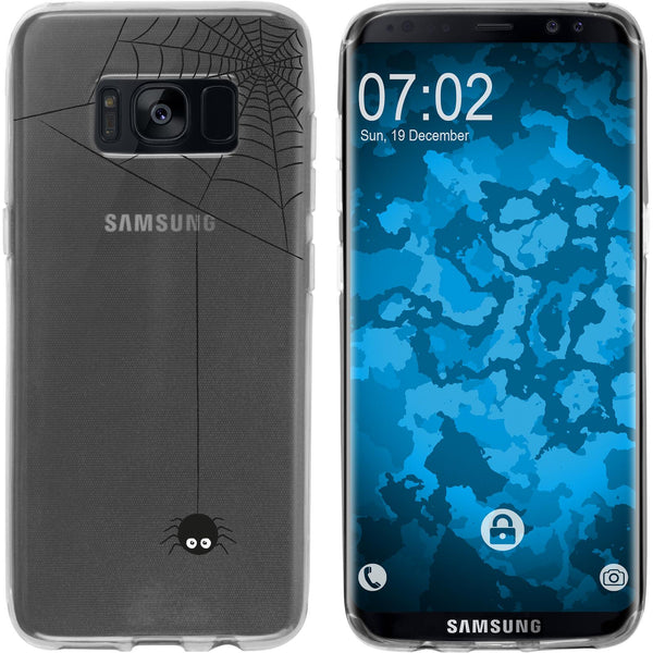 Galaxy S8 Plus Silikon-Hülle Herbst Spinne/Spider M3 Case