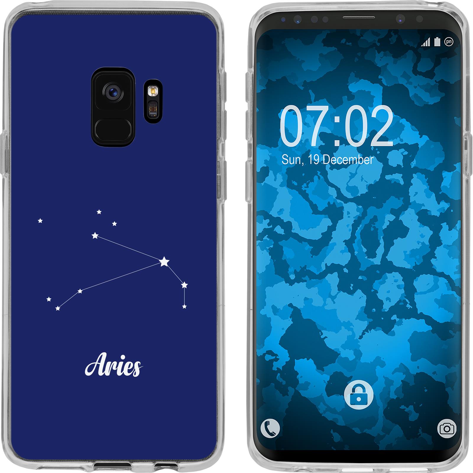 Galaxy S9 Silikon-Hülle SternzeichenAries M11 Case