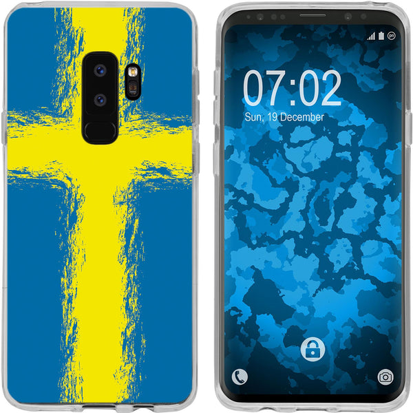Galaxy S9 Plus Silikon-Hülle WM Schweden M12 Case
