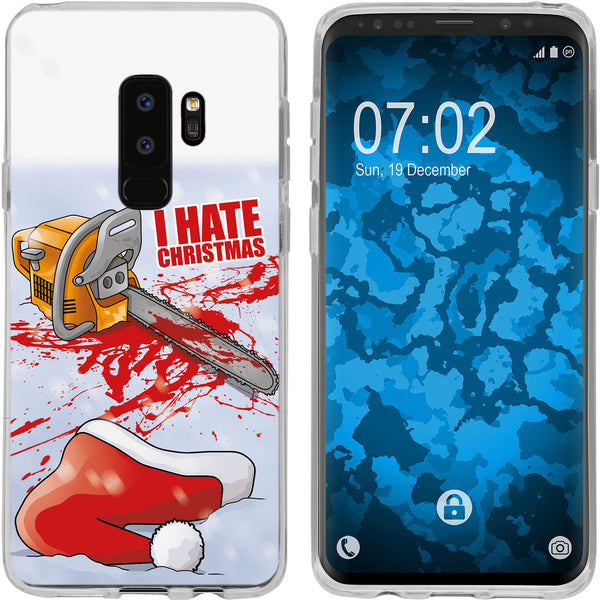 Galaxy S9 Silikon-Hülle X Mas Weihnachten Hate X-Mas M8 Case