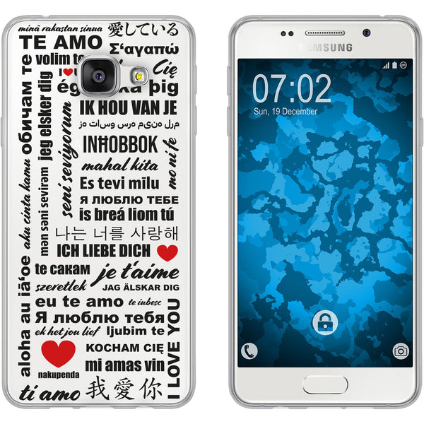 Galaxy A5 (2016) A510 Silikon-Hülle in Love M4 Case