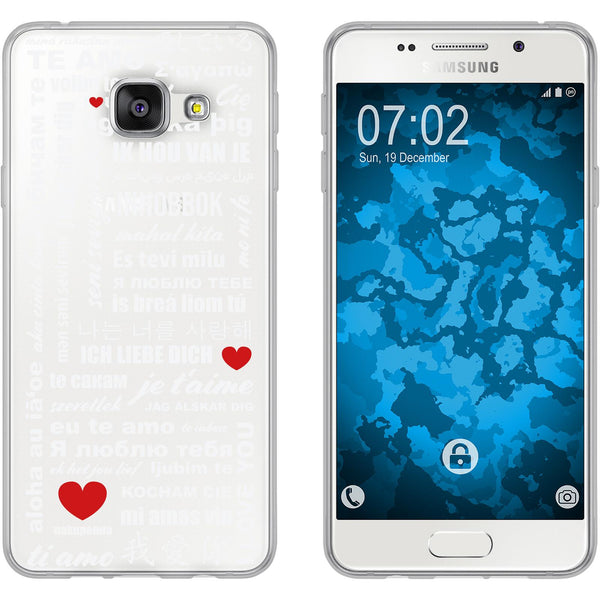 Galaxy A5 (2016) A510 Silikon-Hülle in Love M5 Case