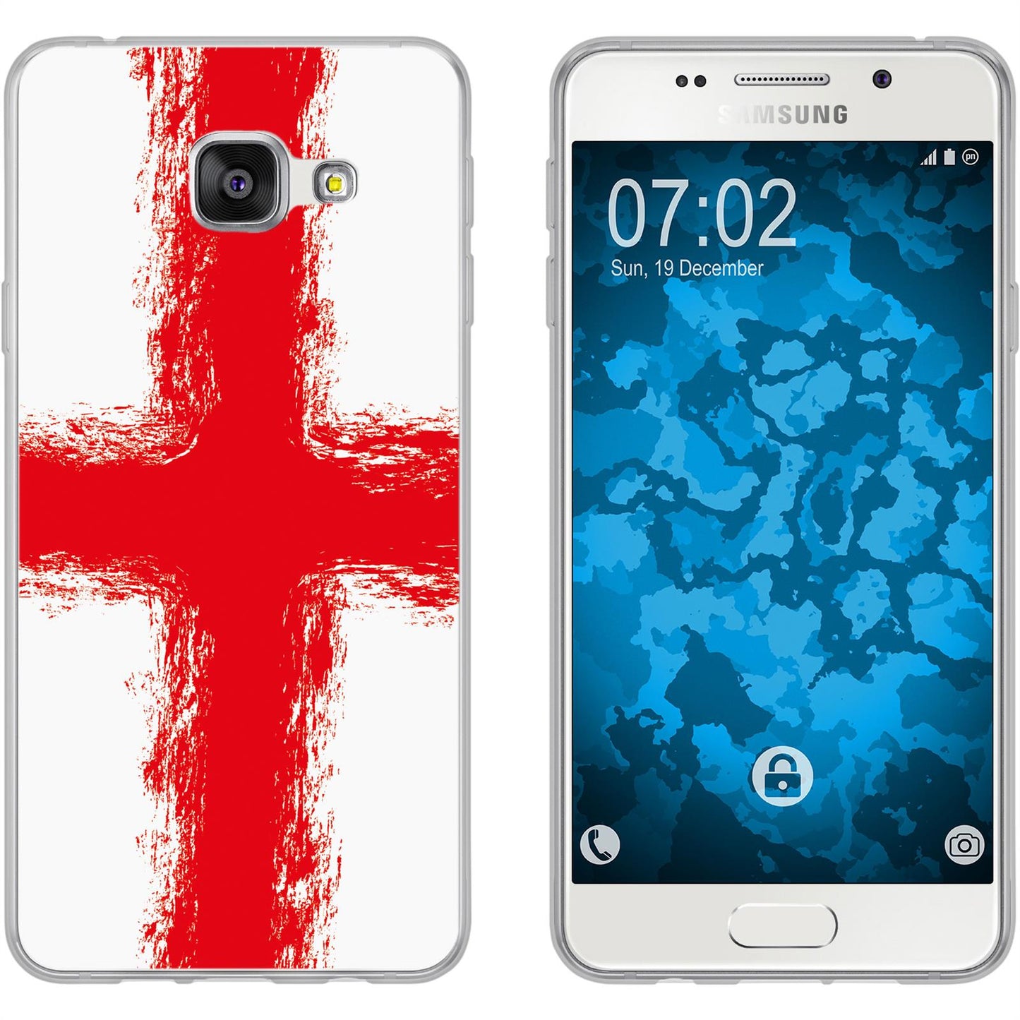 Galaxy A3 (2016) A310 Silikon-Hülle WM England M4 Case