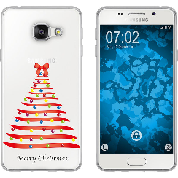 Galaxy A7 (2016) A710 Silikon-Hülle X Mas Weihnachten Weihna
