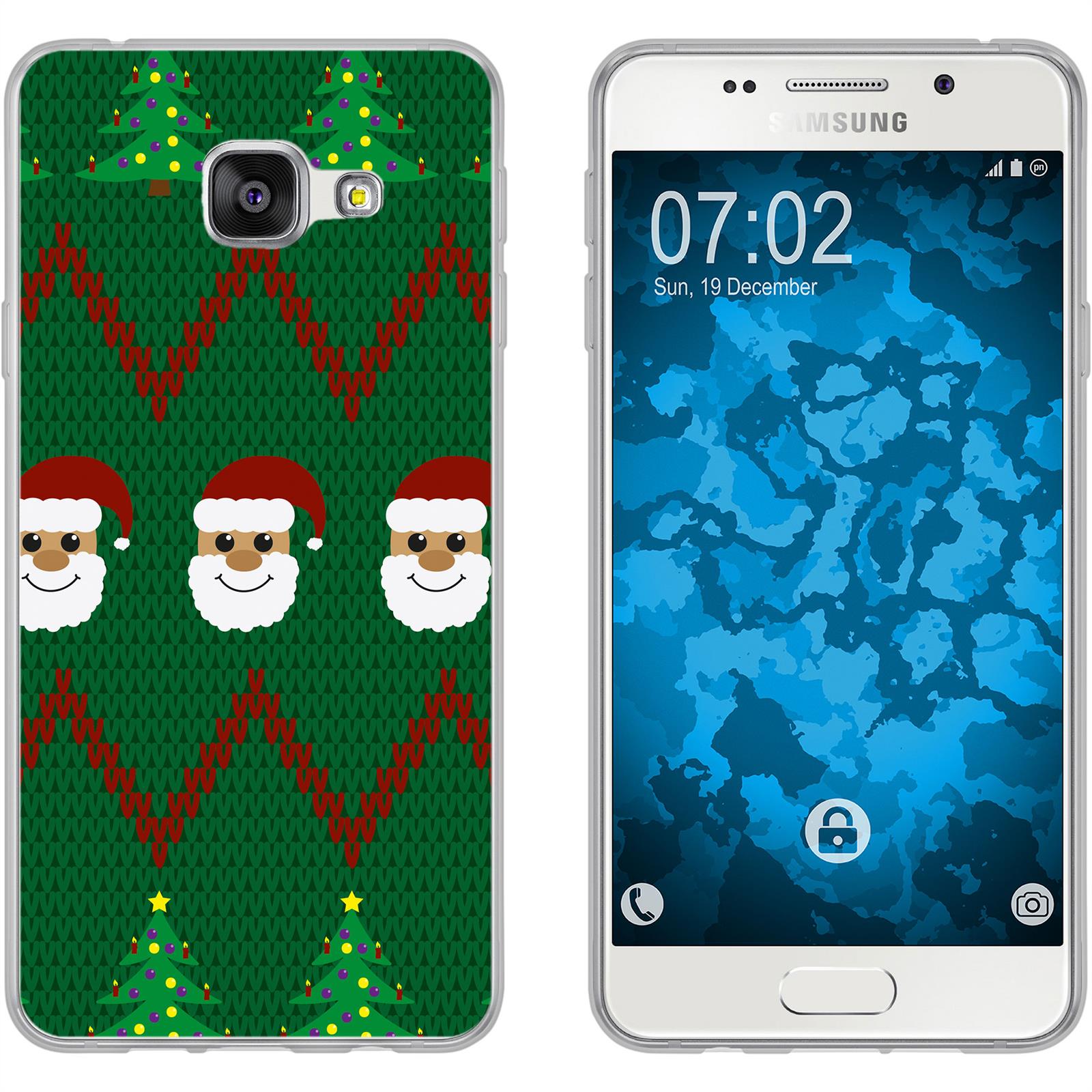 Galaxy A5 (2016) A510 Silikon-Hülle X Mas Weihnachten X-Mas