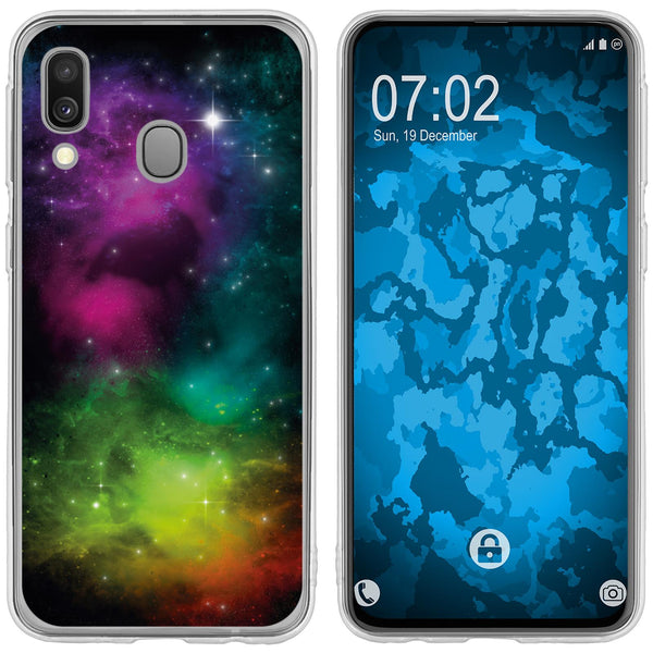 Galaxy A40 Silikon-Hülle Space Starfield M7 Case