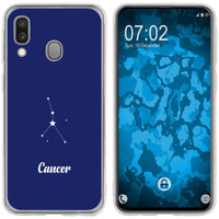 Galaxy A40 Silikon-Hülle SternzeichenCancer M3 Case