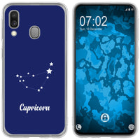 Galaxy A40 Silikon-Hülle SternzeichenCapricornus M7 Case