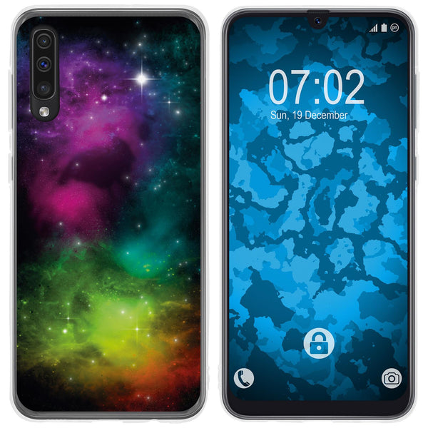 Galaxy A50 Silikon-Hülle Space Starfield M7 Case