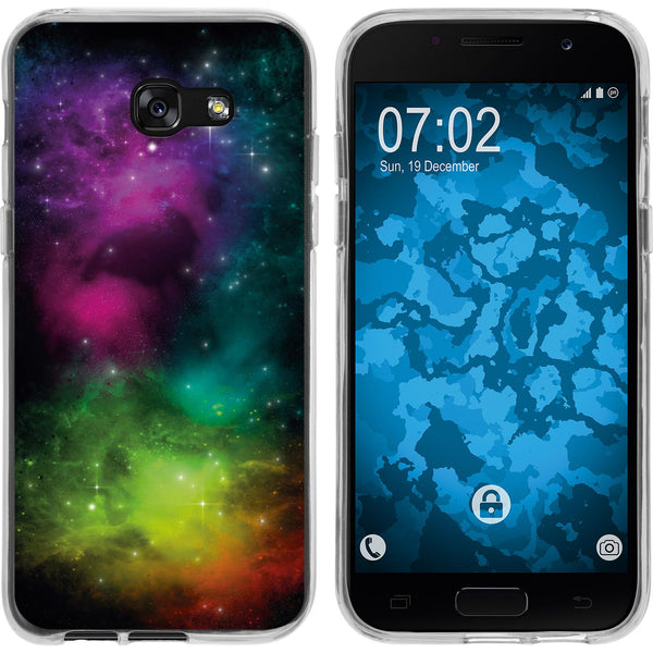 Galaxy A7 (2017) Silikon-Hülle Space Starfield M7 Case