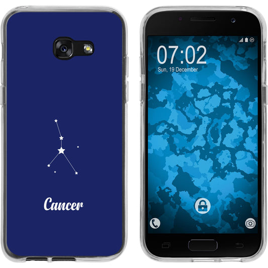 Galaxy A7 (2017) Silikon-Hülle SternzeichenCancer M3 Case