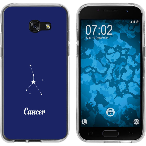 Galaxy A7 (2017) Silikon-Hülle SternzeichenCancer M3 Case