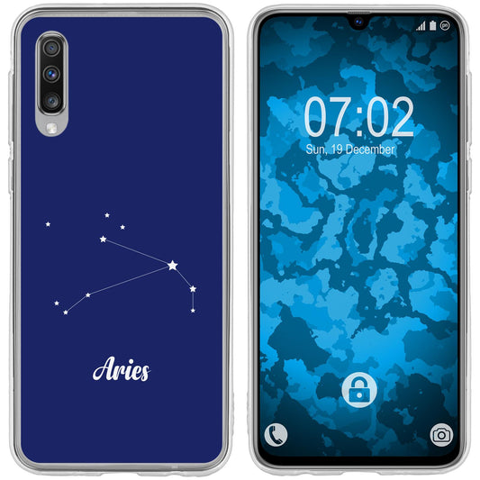 Galaxy A70 Silikon-Hülle SternzeichenAries M11 Case