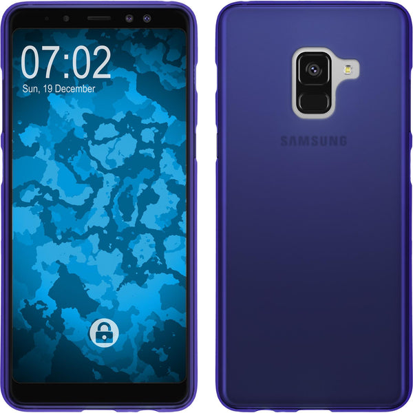 PhoneNatic Case kompatibel mit MASTERARTIKEL  - lila Silikon Hülle matt Cover