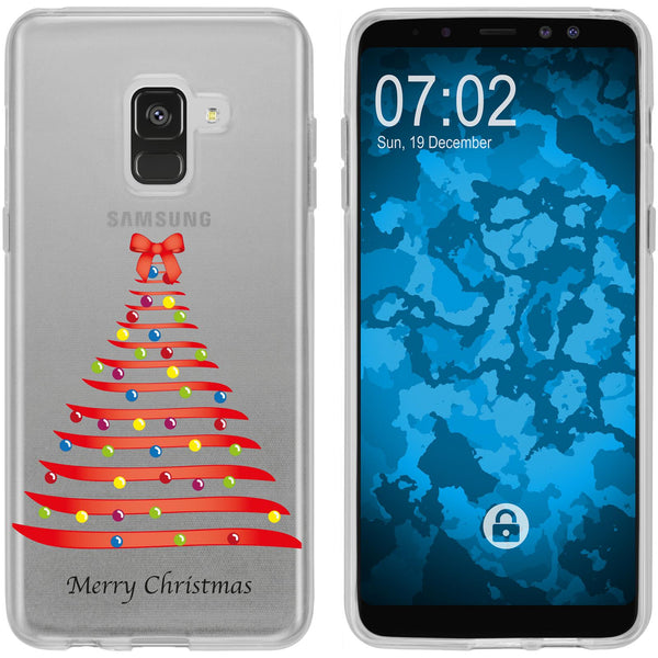Galaxy J3 2017 Silikon-Hülle X Mas Weihnachten Weihnachtsbau