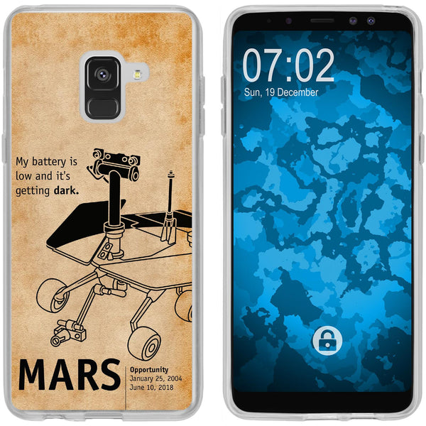 Galaxy A8 (2018) EU Version Silikon-Hülle Space Rover M2 Cas