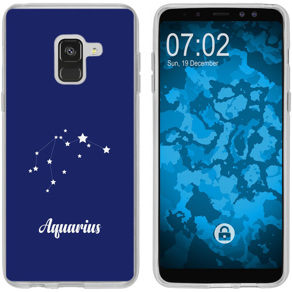 Galaxy A8 (2018) EU Version Silikon-Hülle SternzeichenAquari