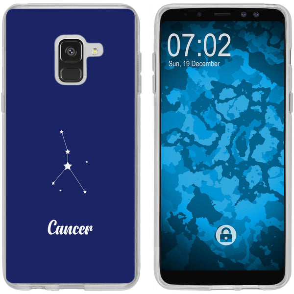 Galaxy A8 Plus (2018) Silikon-Hülle SternzeichenCancer M3 Ca