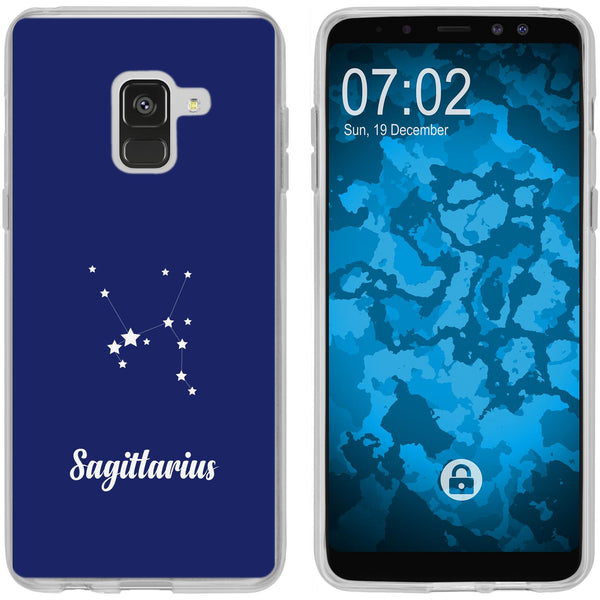 Galaxy A8 Plus (2018) Silikon-Hülle SternzeichenSagittarius