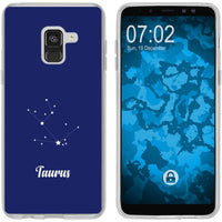 Galaxy A8 Plus (2018) Silikon-Hülle SternzeichenTaurus M8 Ca