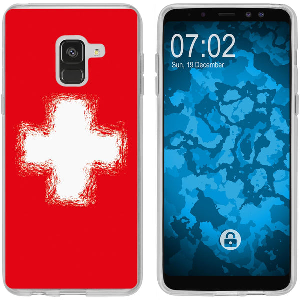 Galaxy A8 Plus (2018) Silikon-Hülle WM Schweiz M10 Case