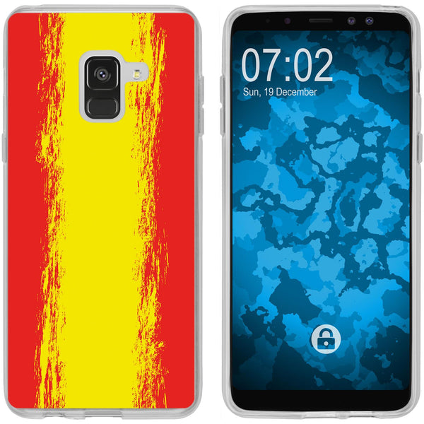 Galaxy A8 (2018) EU Version Silikon-Hülle WM Spanien M11 Cas