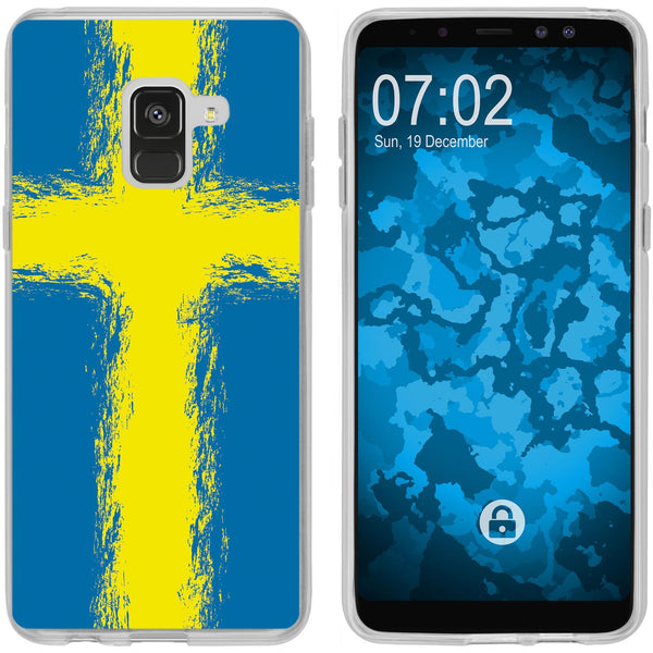 Galaxy A8 (2018) EU Version Silikon-Hülle WM Schweden M12 Ca