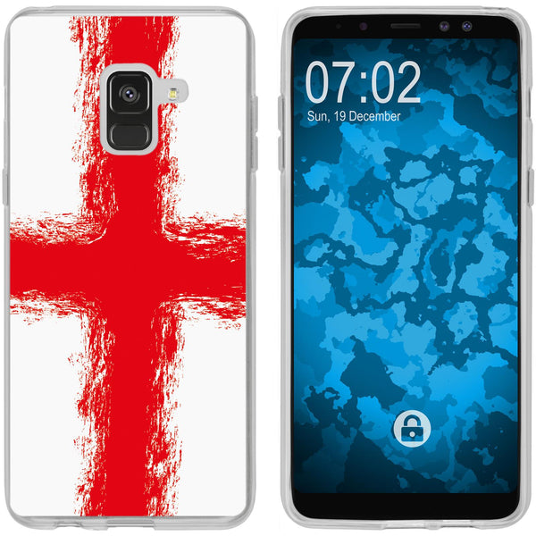 Galaxy A8 Plus (2018) Silikon-Hülle WM England M4 Case