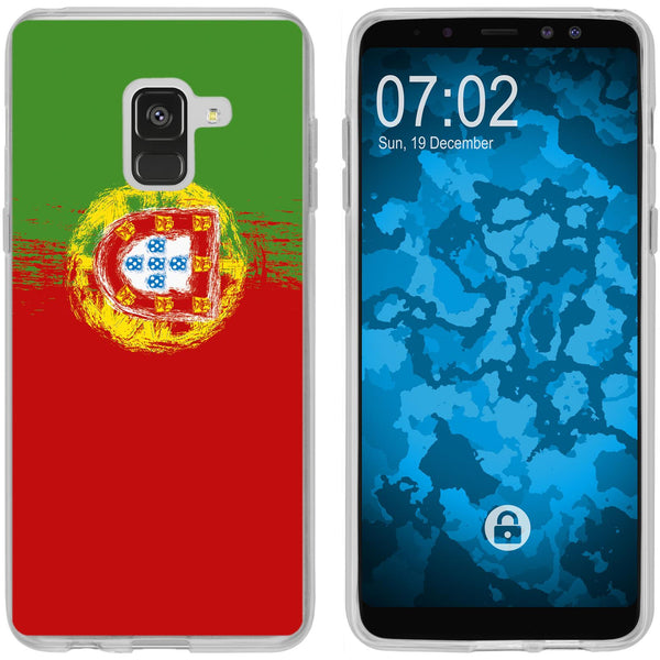 Galaxy A8 (2018) EU Version Silikon-Hülle WM Portugal M8 Cas