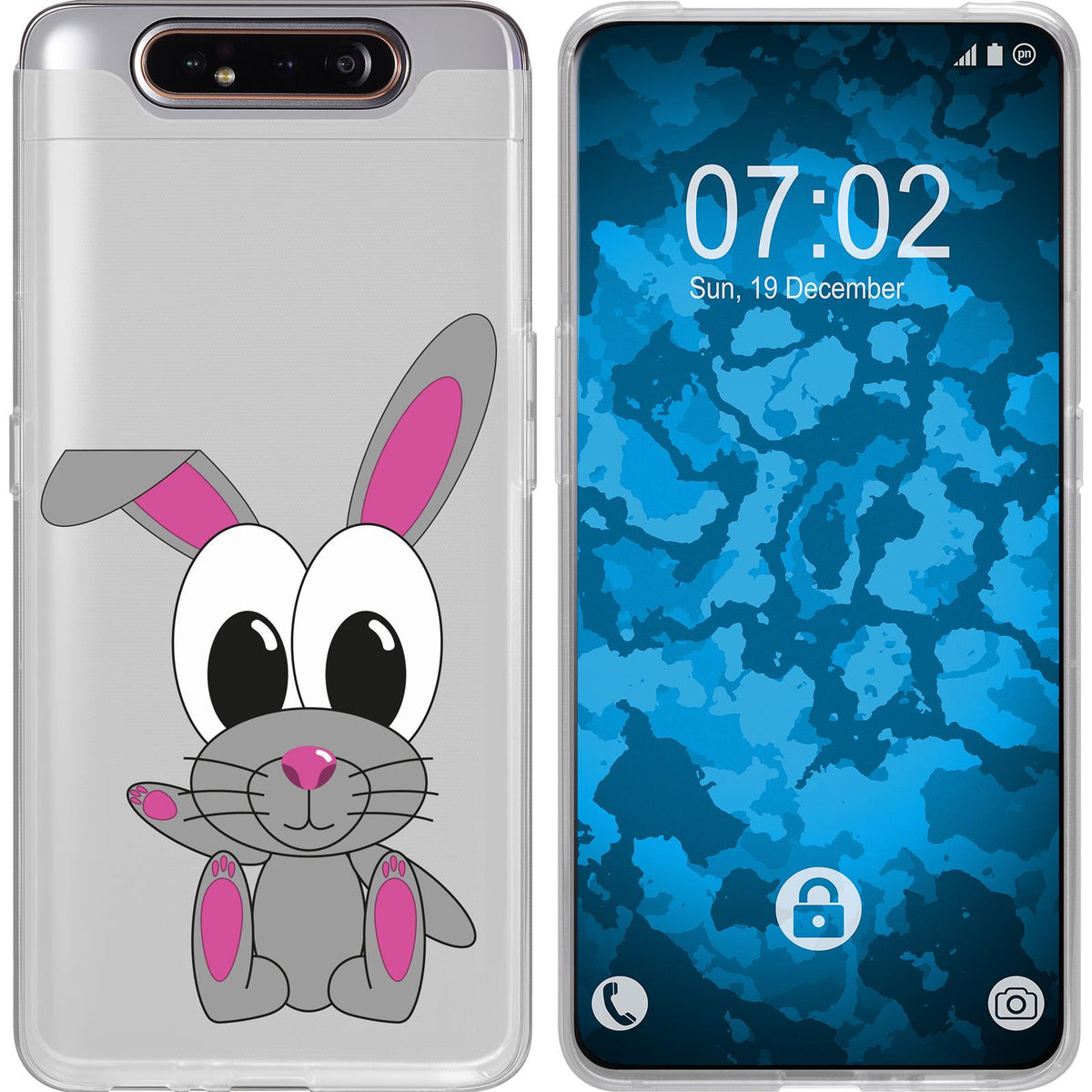 Galaxy A80 Silikon-Hülle Cutiemals M4 Case