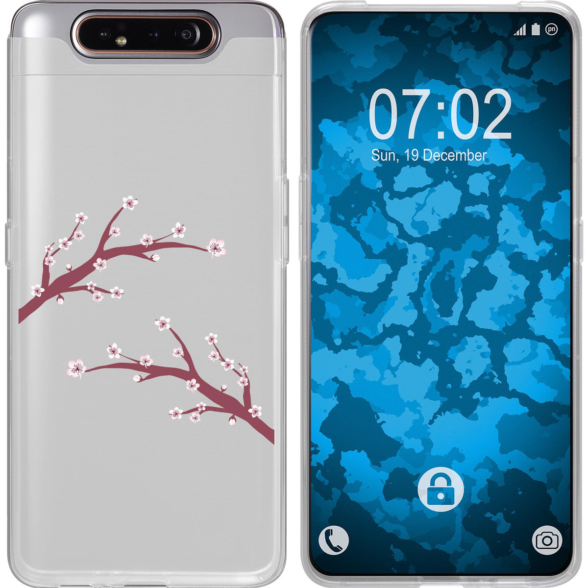 Galaxy A80 Silikon-Hülle Ostern M1 Case
