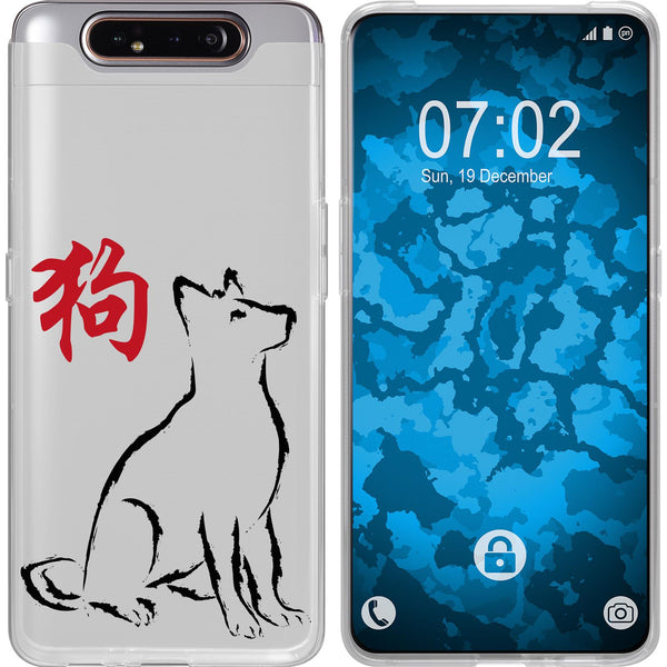Galaxy A80 Silikon-Hülle Tierkreis Chinesisch M11 Case