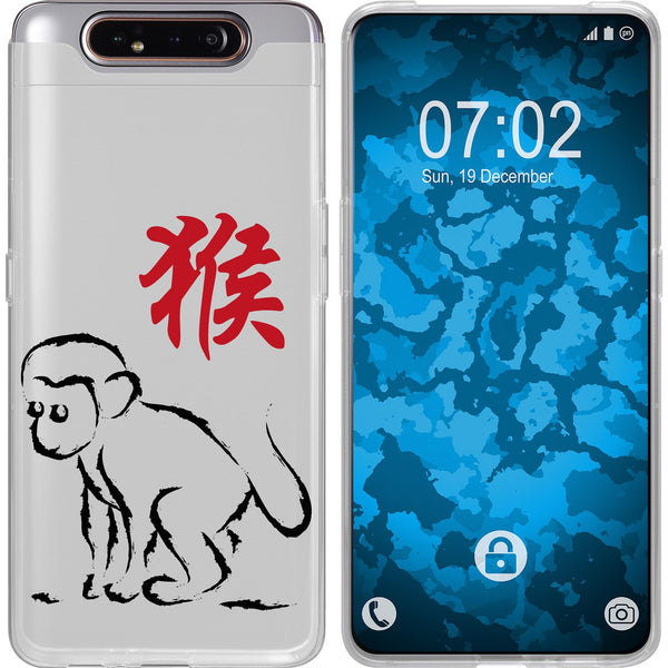 Galaxy A80 Silikon-Hülle Tierkreis Chinesisch M9 Case