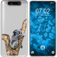 Galaxy A80 Silikon-Hülle Vektor Tiere Koala M9 Case