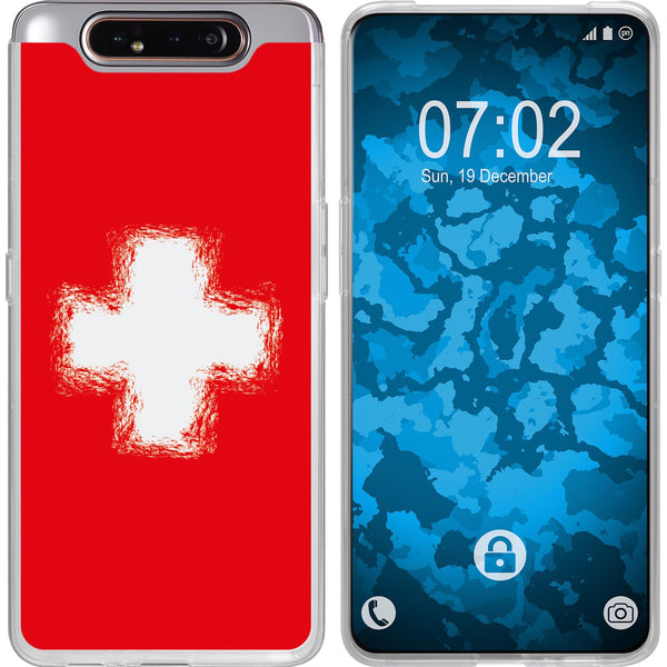 Galaxy A80 Silikon-Hülle WM Schweiz M10 Case
