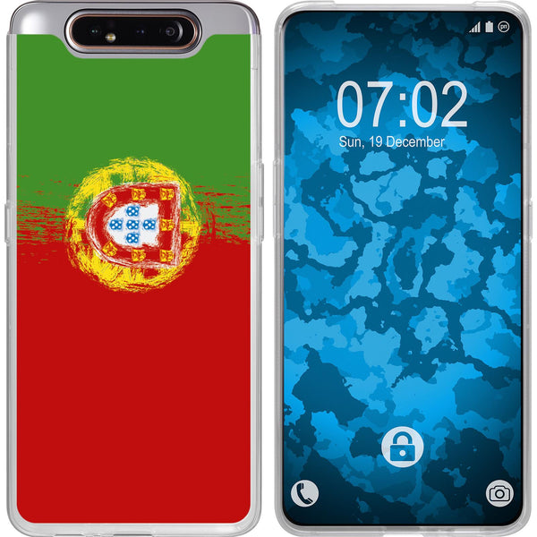 Galaxy A80 Silikon-Hülle WM Portugal M8 Case