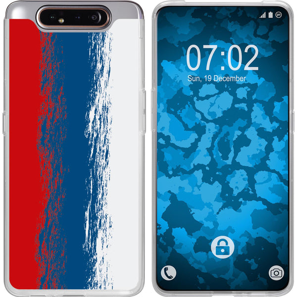 Galaxy A80 Silikon-Hülle WM Russland M9 Case