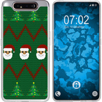 Galaxy A80 Silikon-Hülle X Mas Weihnachten X-Mas Sweater M7