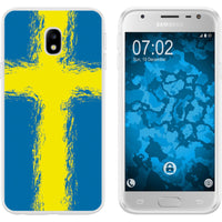 Galaxy J3 2017 Silikon-Hülle WM Schweden M12 Case