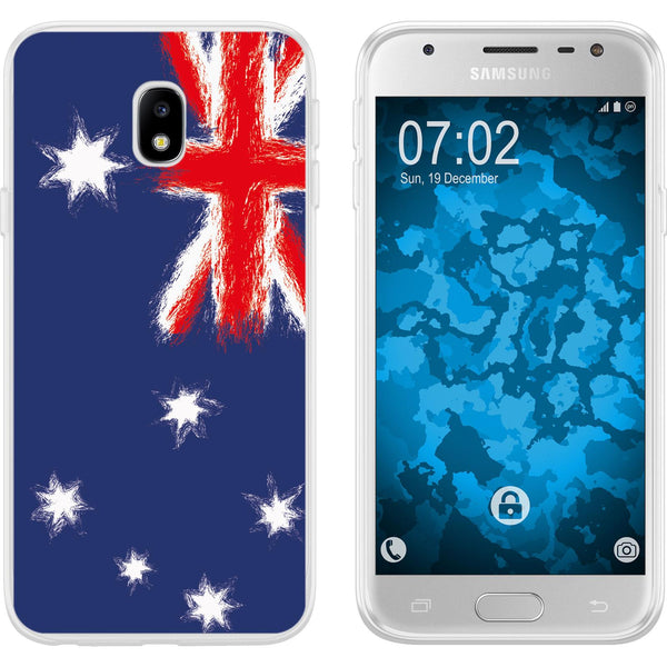 Galaxy J3 2017 Silikon-Hülle WM Australien M2 Case