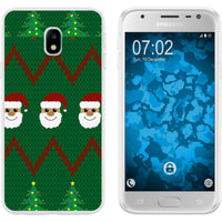 Galaxy J3 2017 Silikon-Hülle X Mas Weihnachten X-Mas Sweater