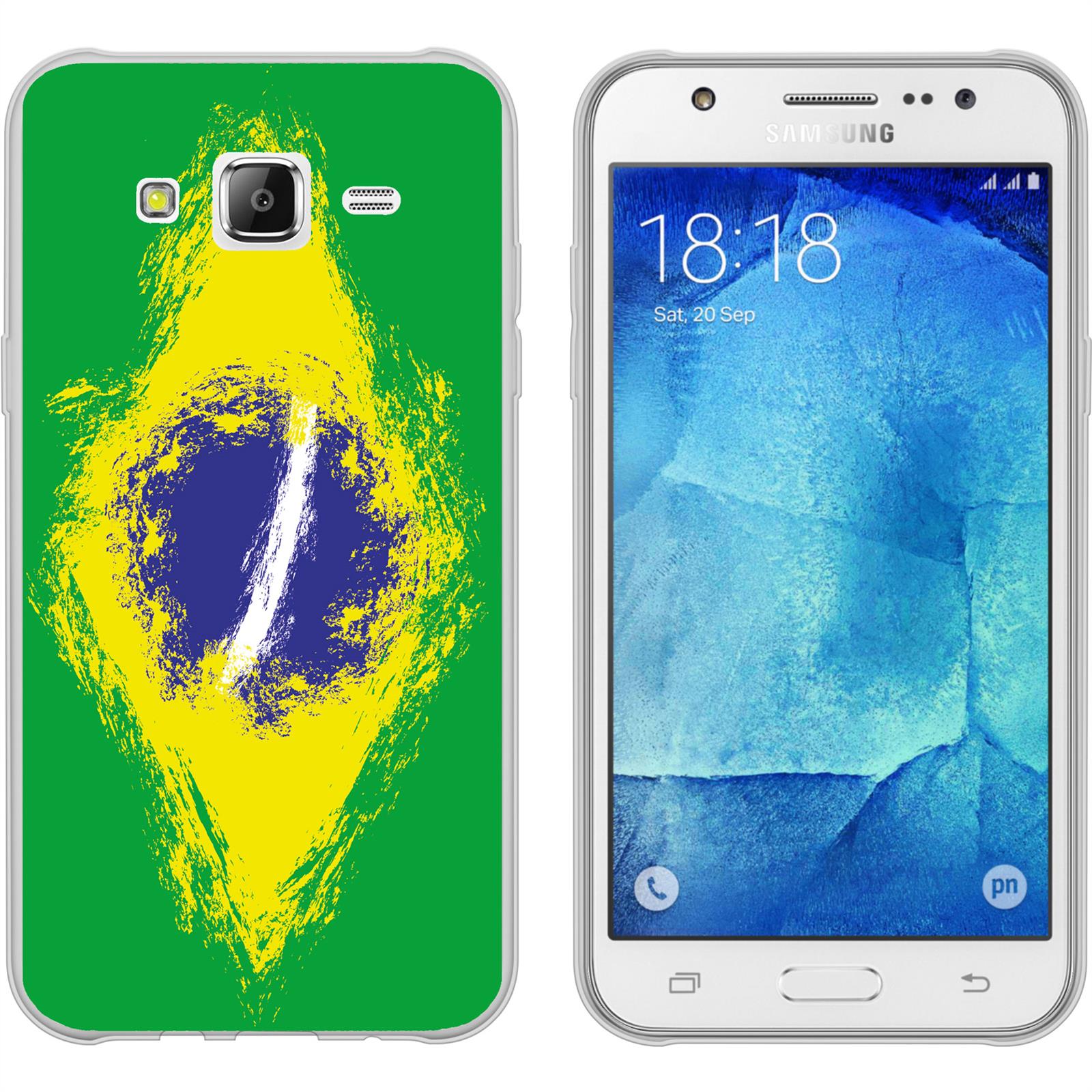 Galaxy J5 (2016) J510 Silikon-Hülle WM Brasilien M3 Case
